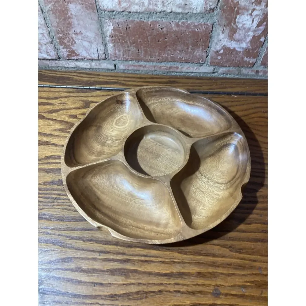 Mountainwoods Chip and Dip Tray, Acacia Wood
